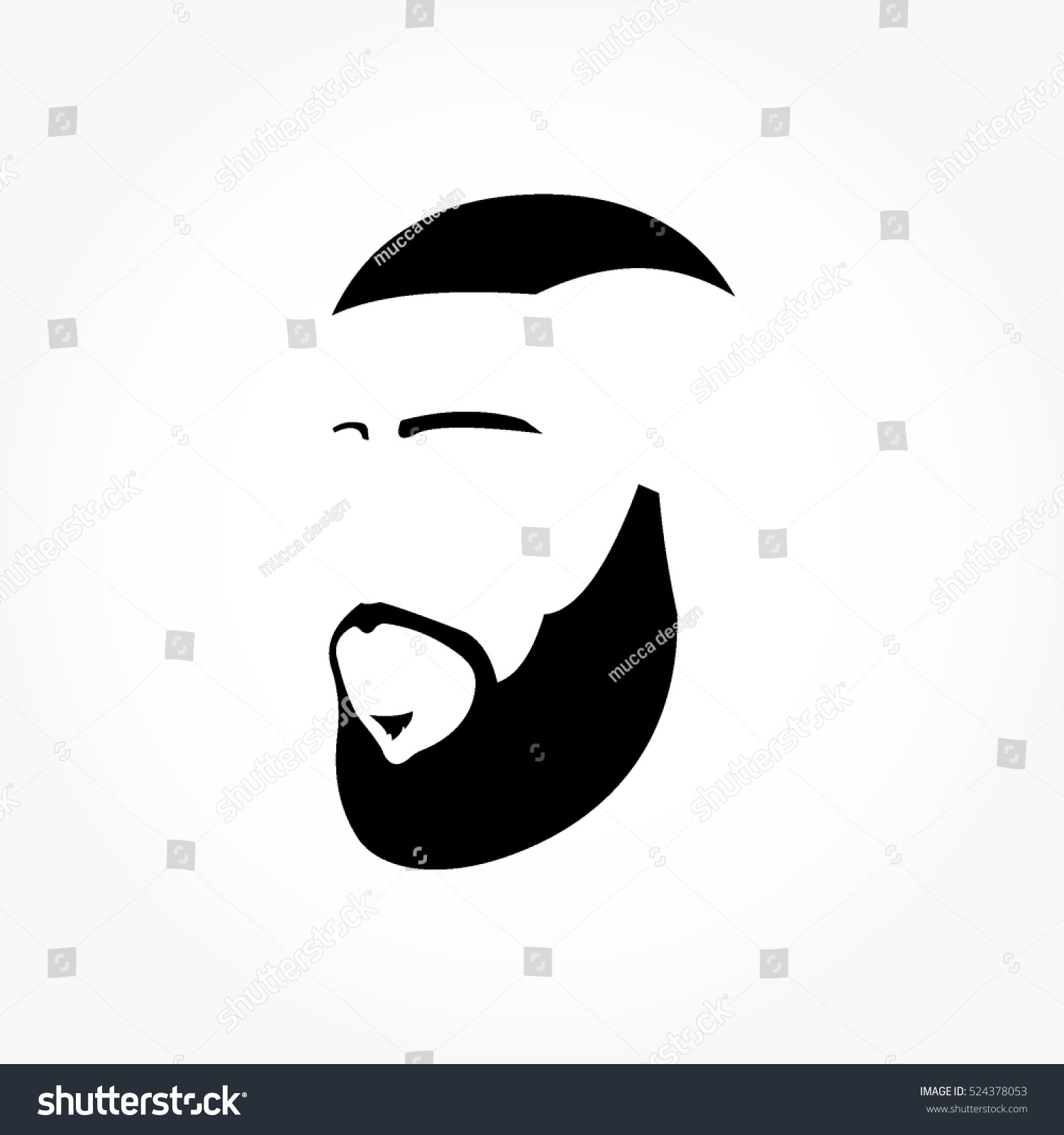 Gentle Man High Fade Blaze Haircut Stock Vector (Royalty Free ...