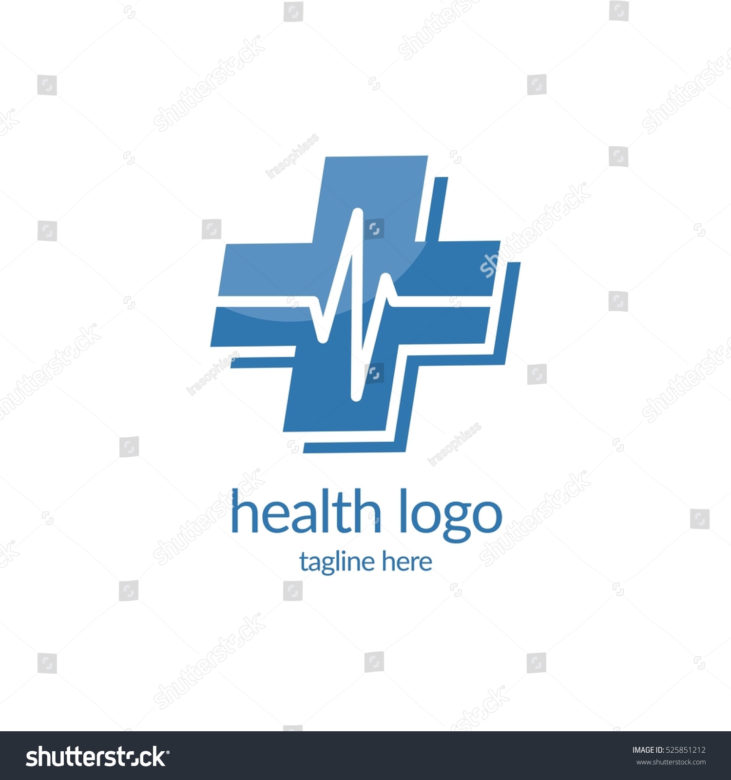 Health Logo Medical Logo Design Template Stock Vector (Royalty Free ...