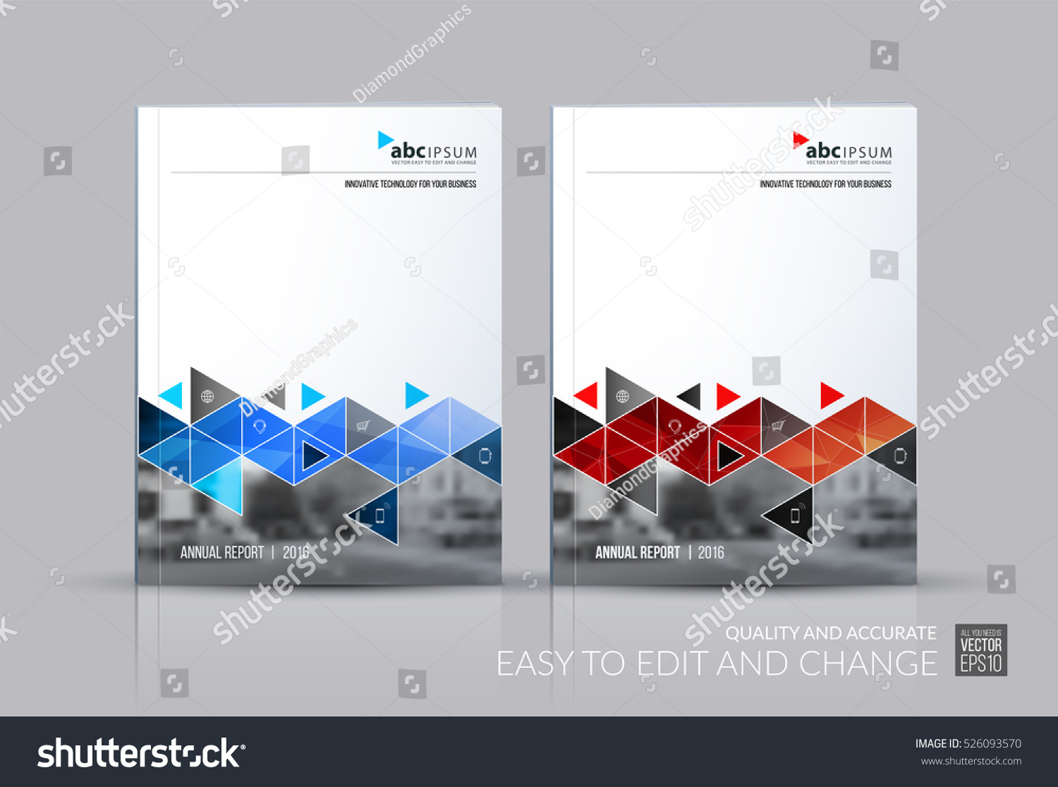 Business Vector Set Brochure Template Layout Stock Vector (Royalty Free ...