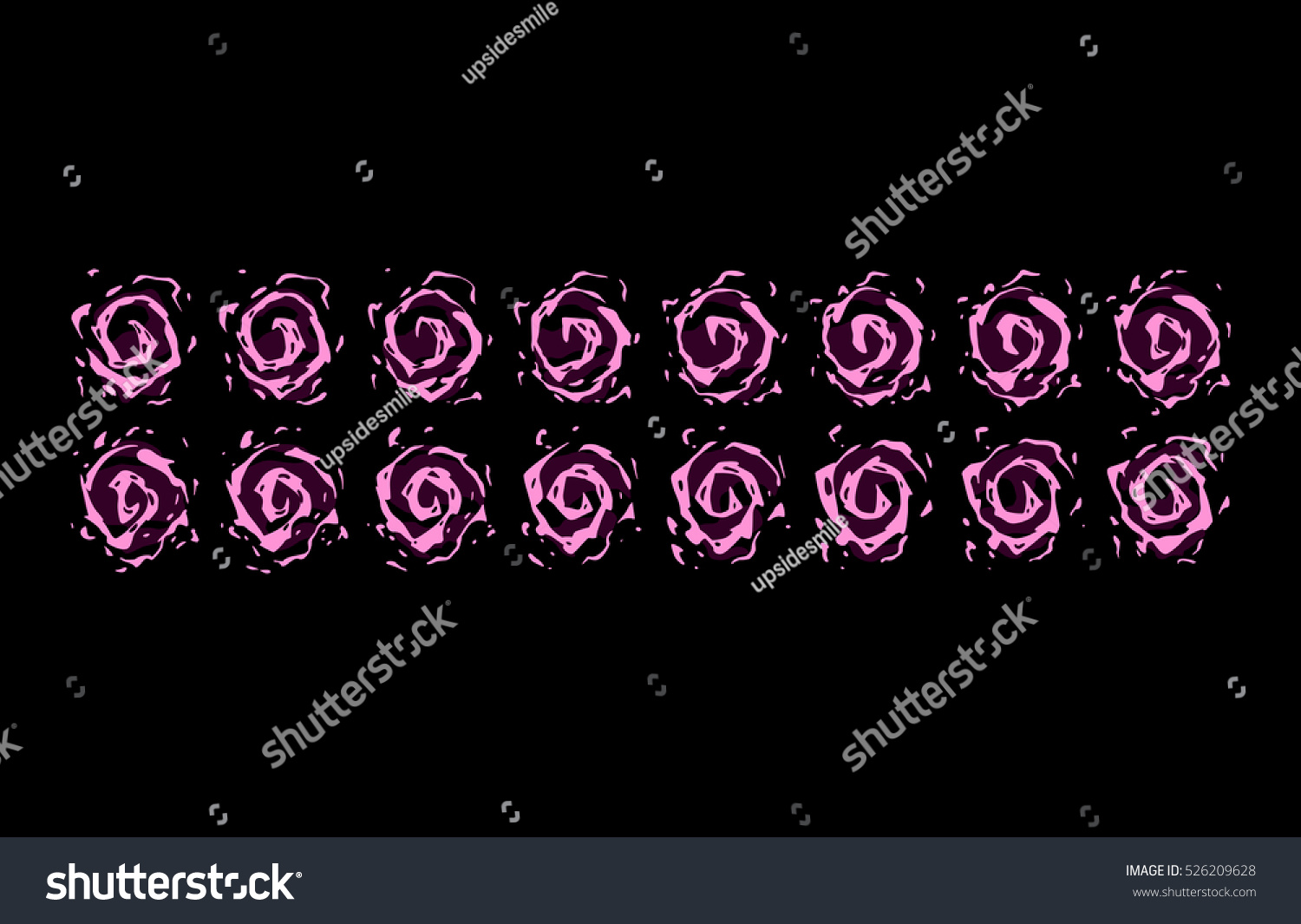 Sprite Sheet Pink Portal Pink Vortex Stock Vector (Royalty Free ...