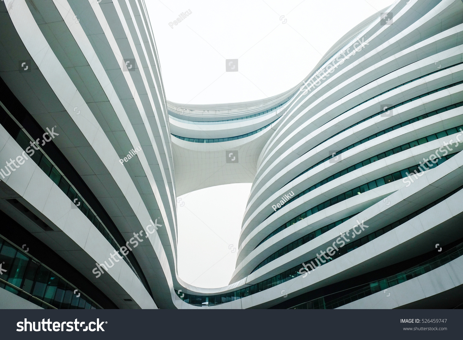 Galaxy Soho Project Central Beijing Contains Stock Photo 526459747 ...