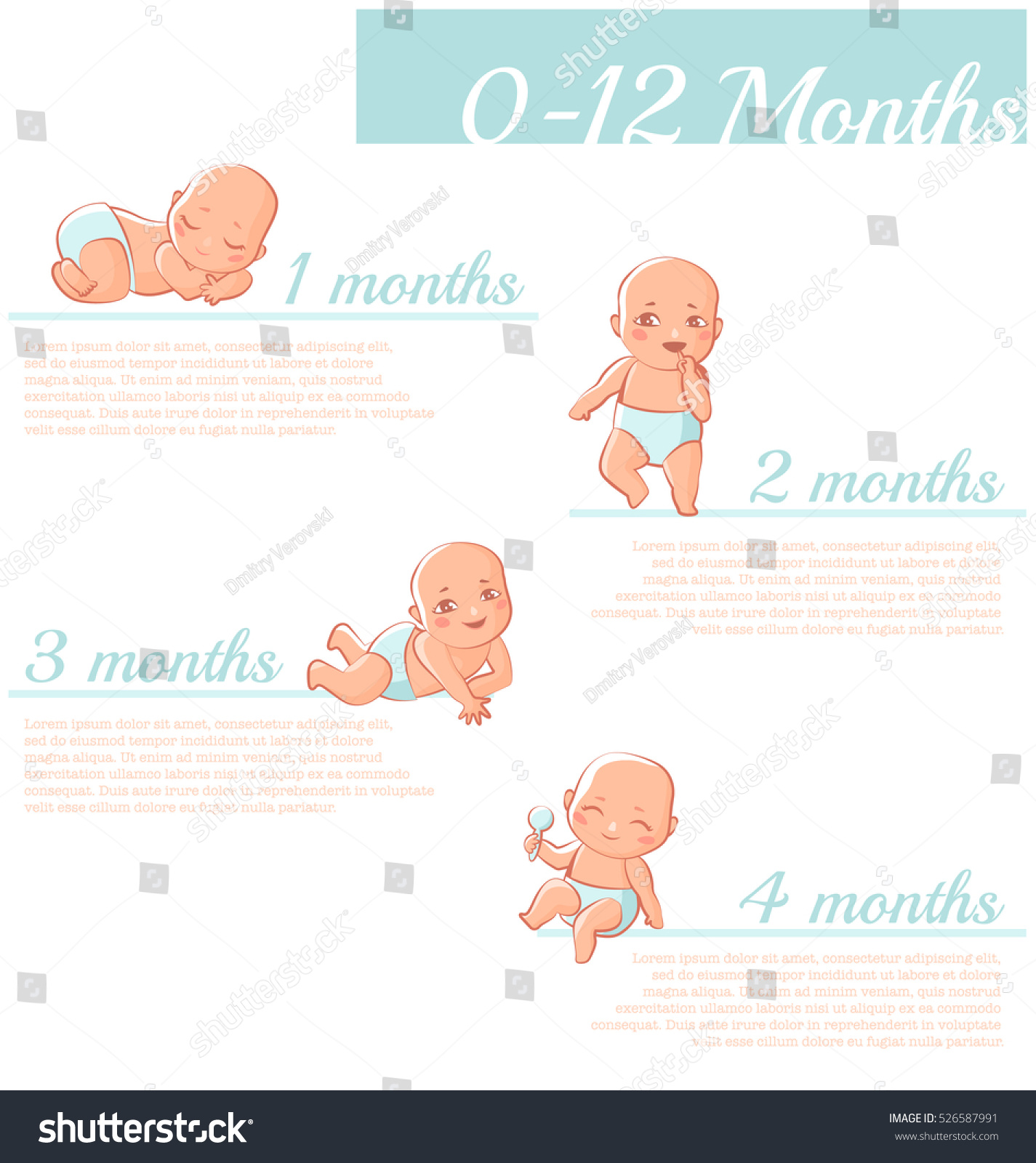 Set Child Health Development Icon Infographic Stock Vector (Royalty ...