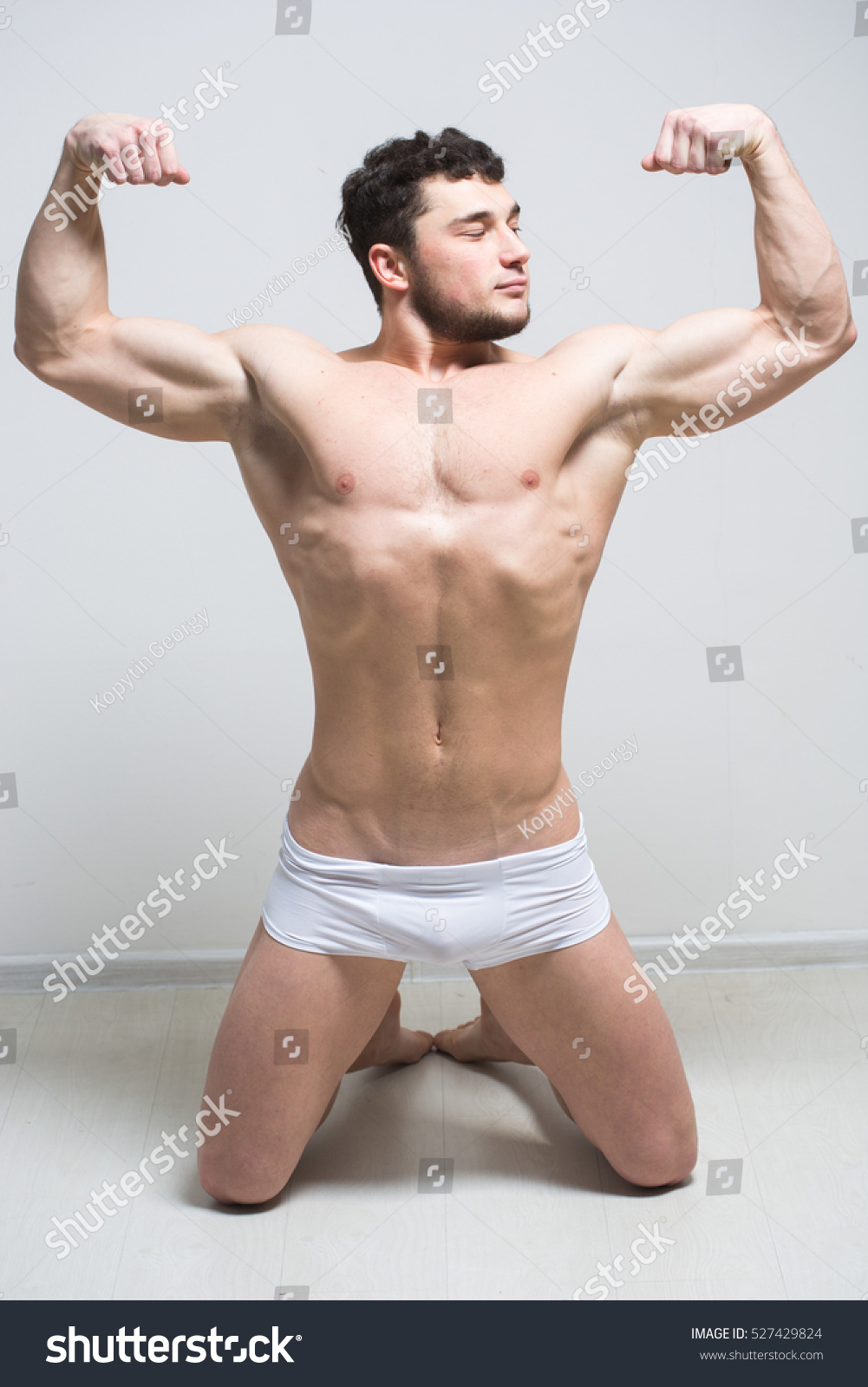 Sexy Very Muscular Male Model Underwear Stock Photo Shutterstock