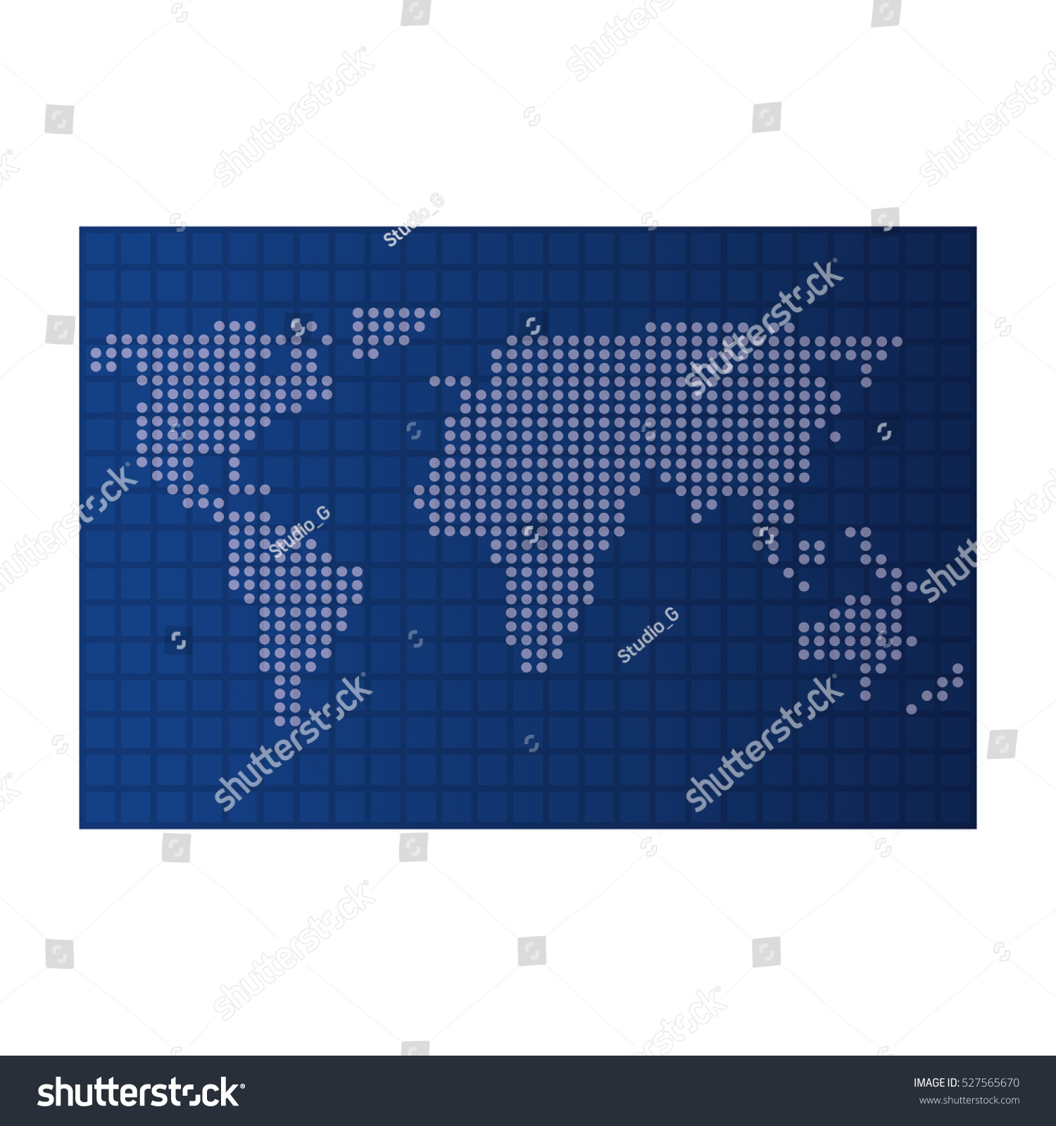 World Planet Earth Map Stock Vector Royalty Free 527565670 Shutterstock 3293