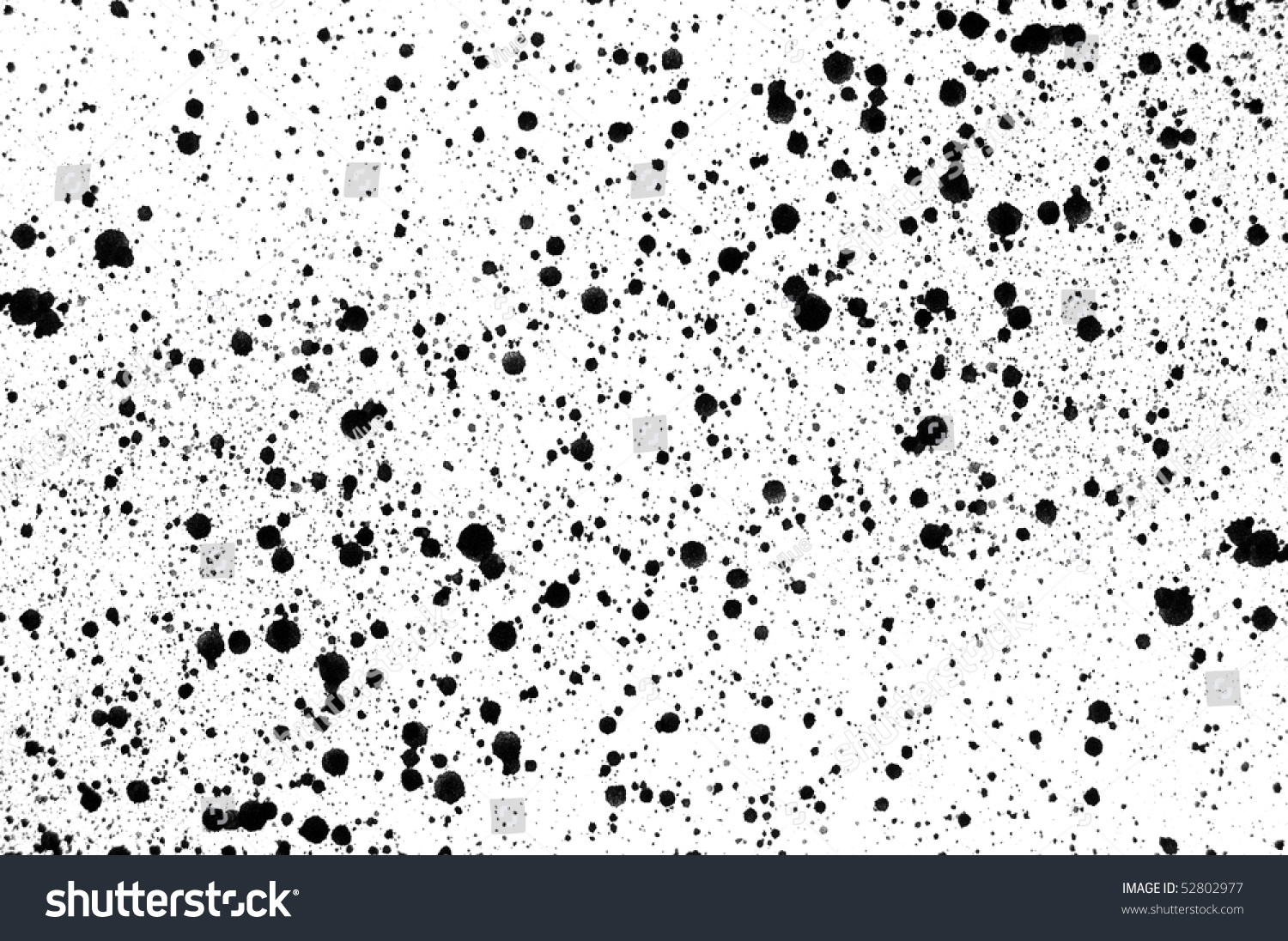 Хаотичные черные точки на белом фоне