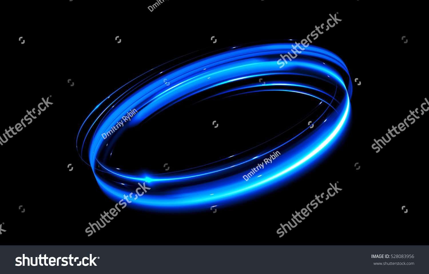 Glow Effect Circular Flare Abstract Rotational Stock Illustration ...