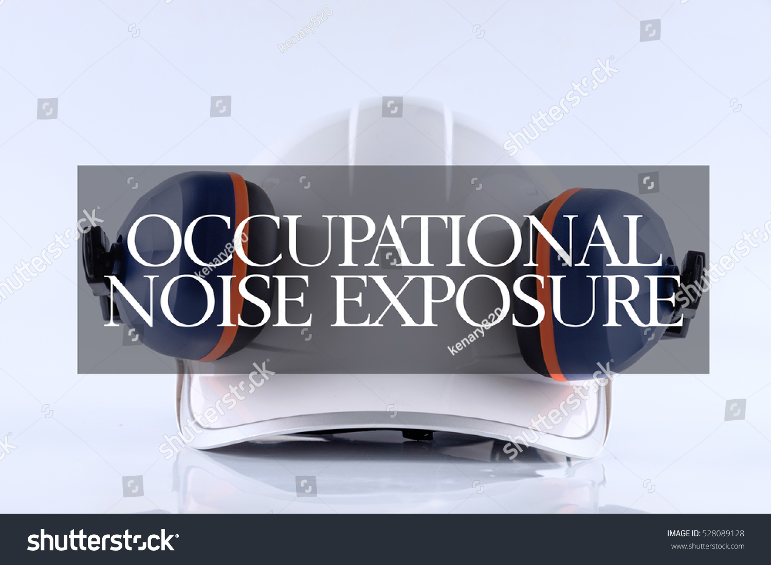 Occupational Noise Exposure Safety Health Concept Stock Photo 528089128