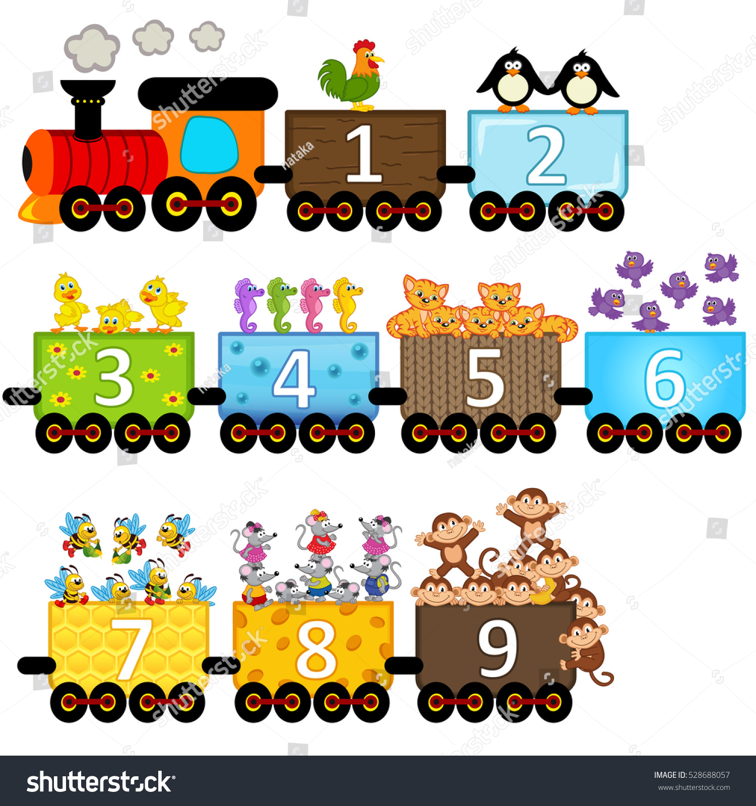 train-number-animals-vector-illustration-eps-stock-vector-royalty-free