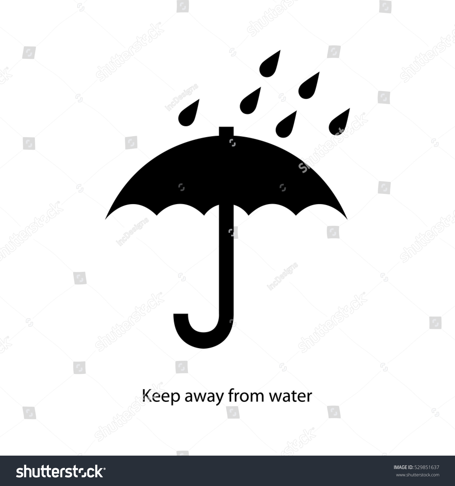 Знак мелкого дождя