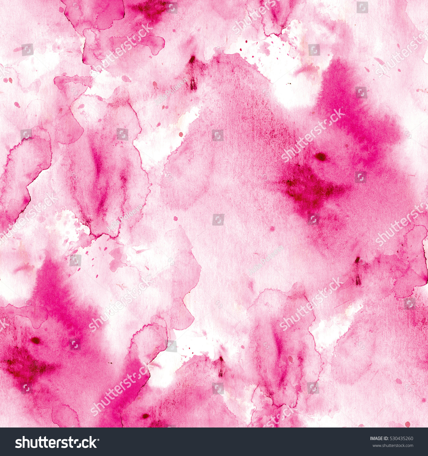 Pink Watercolor Pattern Background Stock Illustration 530435260 ...