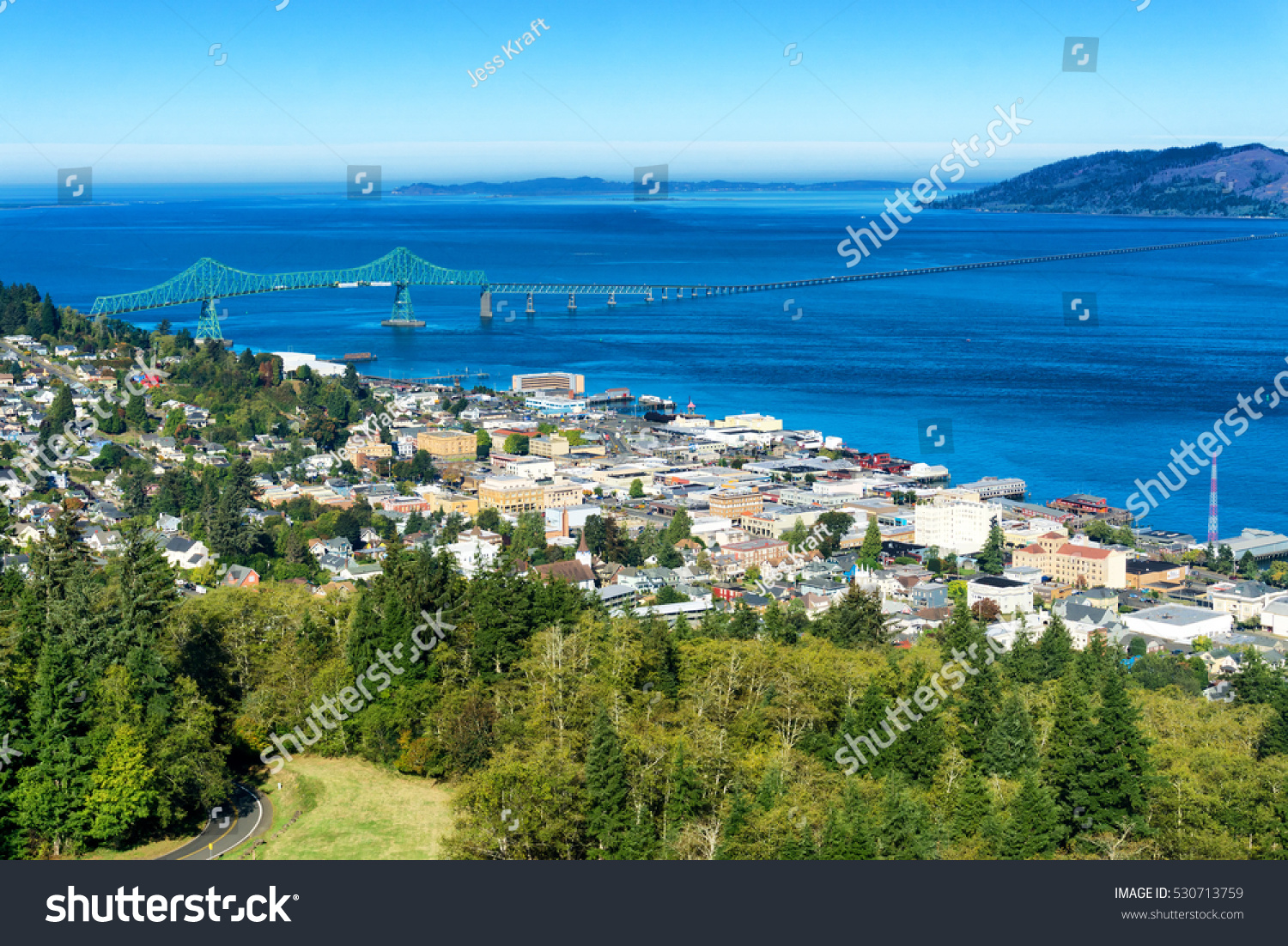 2 394 Astoria Oregon Images Stock Photos Vectors Shutterstock   Stock Photo Astoria Oregon The First Permanent U S Settlement On The Pacific Coast Overlooks The Astoria 530713759 