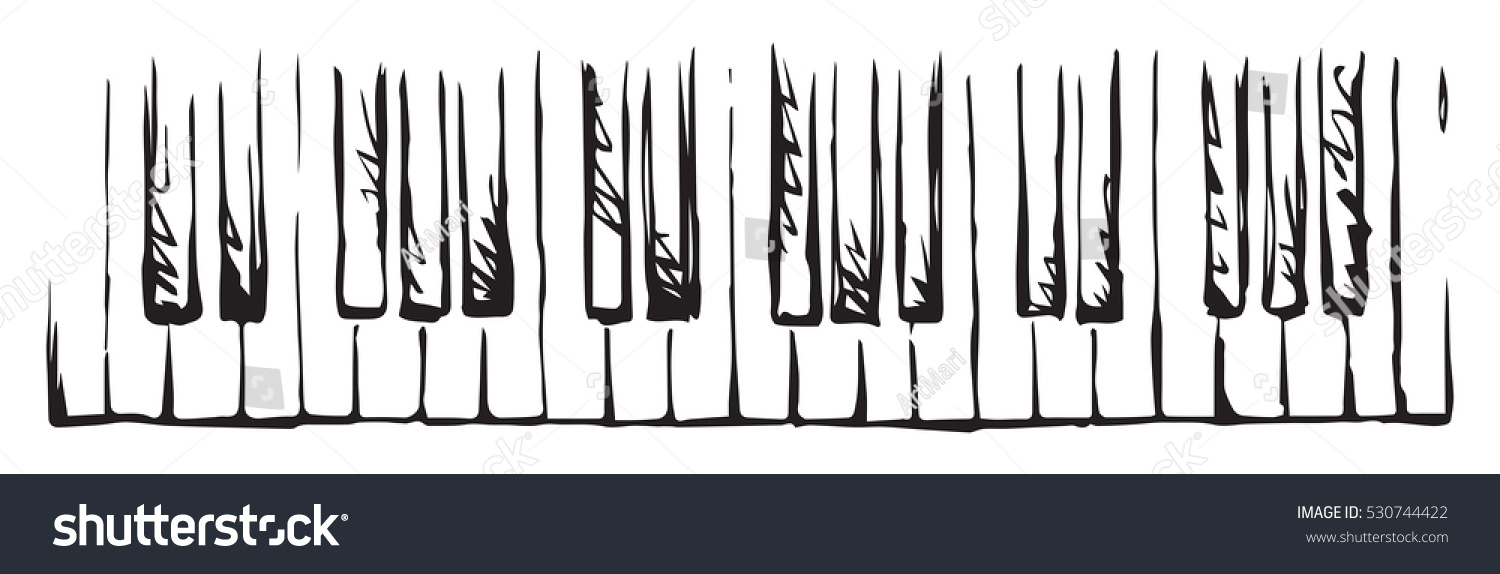 4,407 Keyboard piano outline 图片、库存照片和矢量图 | Shutterstock