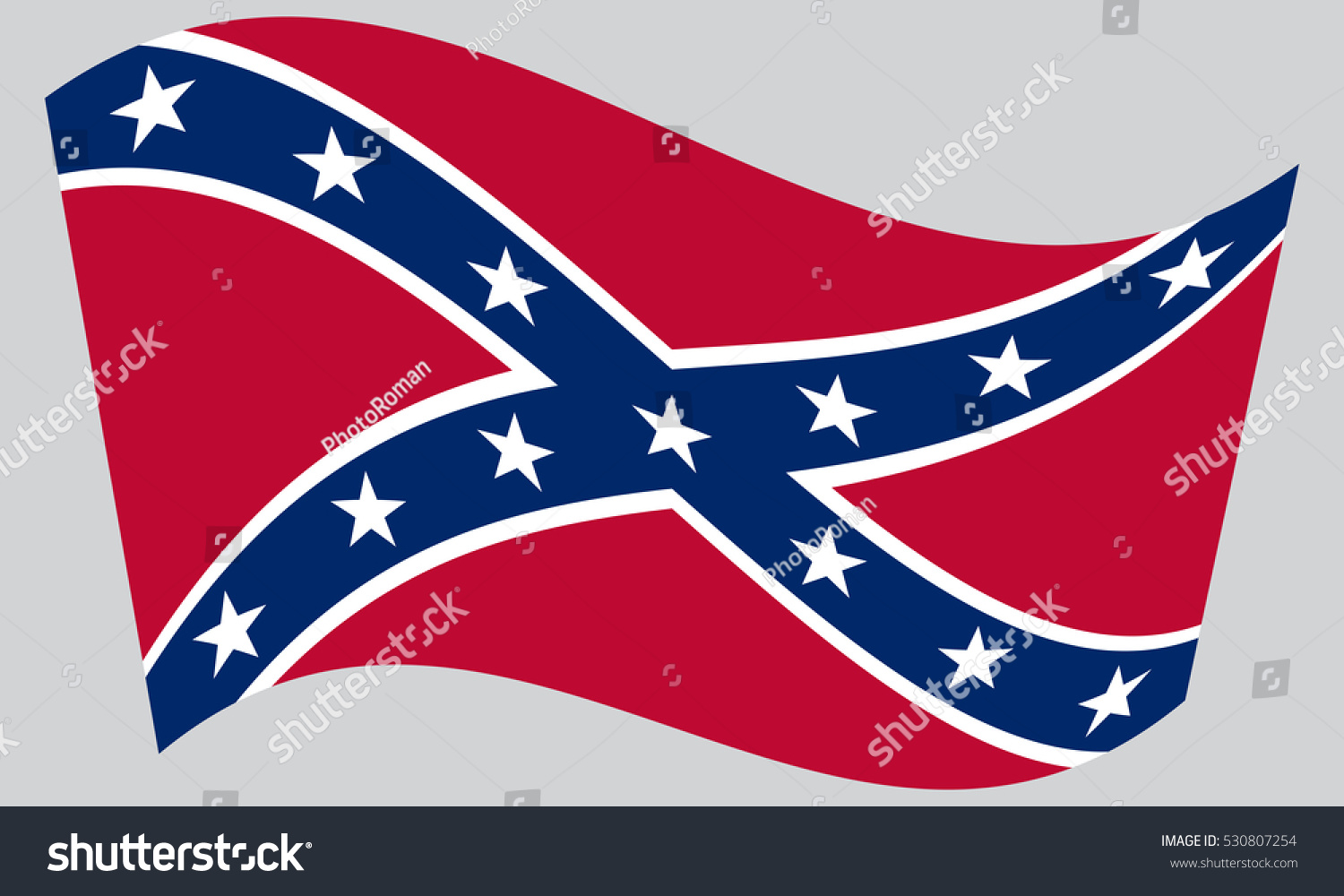 National Flag Confederate States America Known Stock Illustration 530807254 Shutterstock 