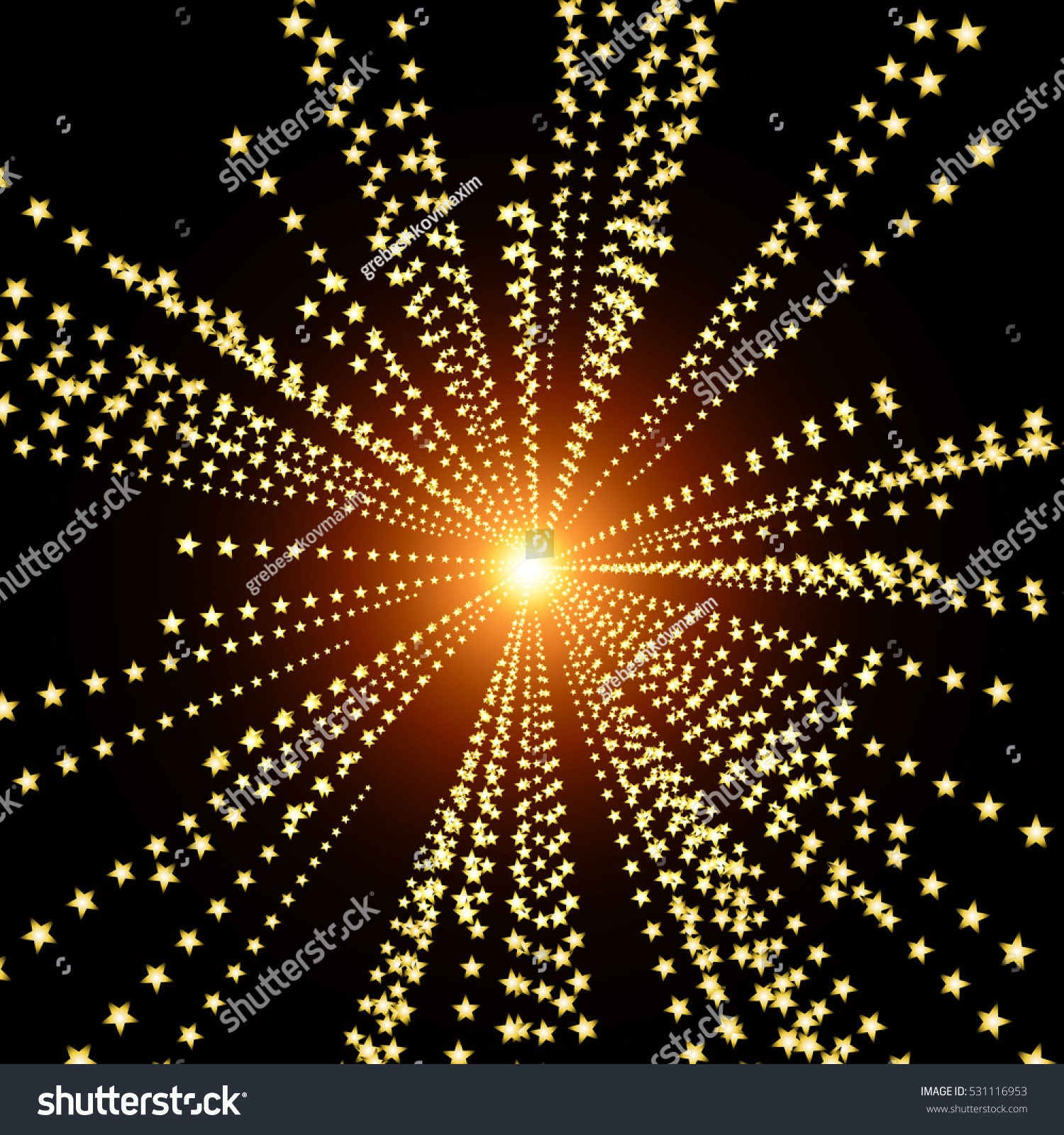 Glow Light Effect Star Burst Sparkles Stock Vector (Royalty Free ...