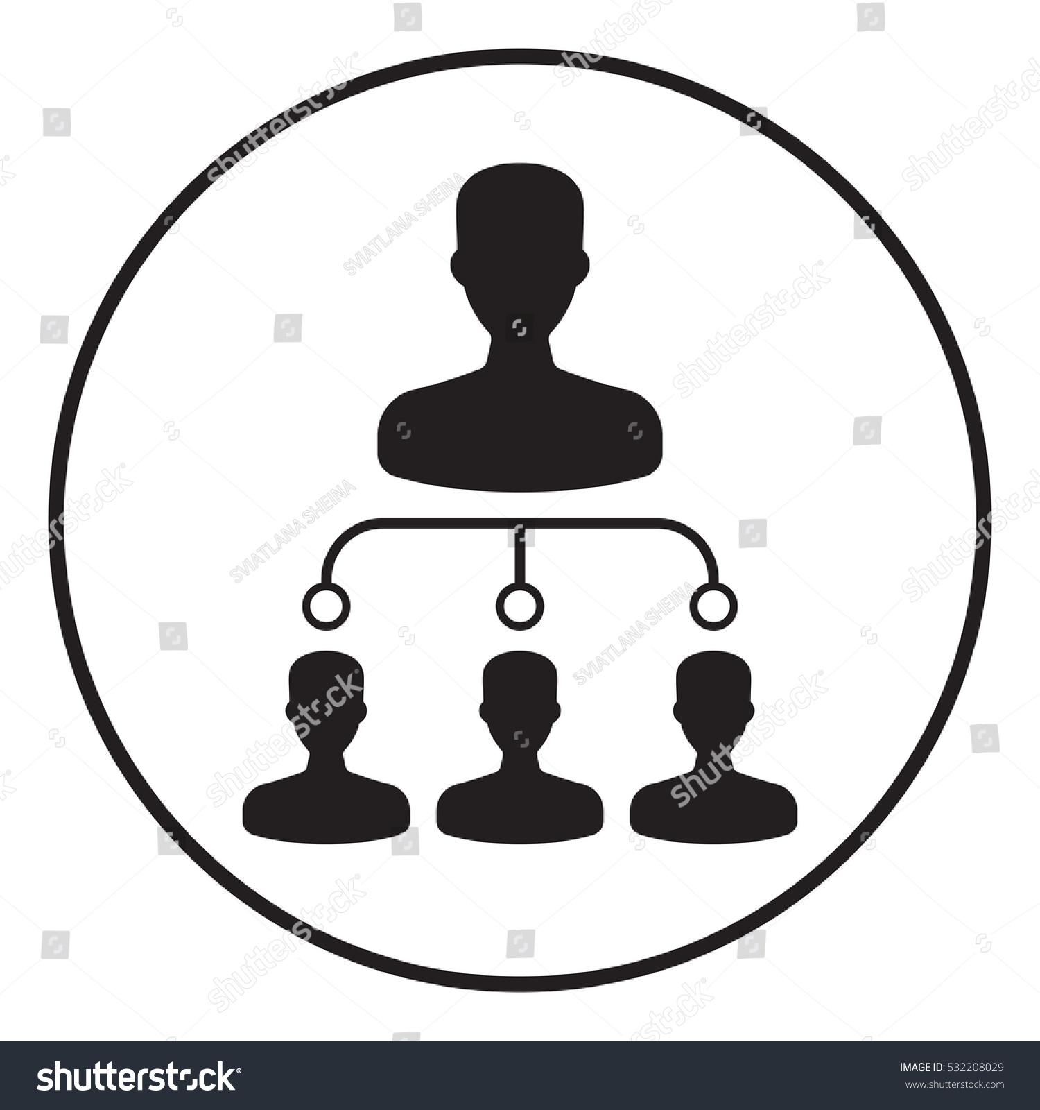 Hierarchy Icon Stock Vector (Royalty Free) 532208029 | Shutterstock