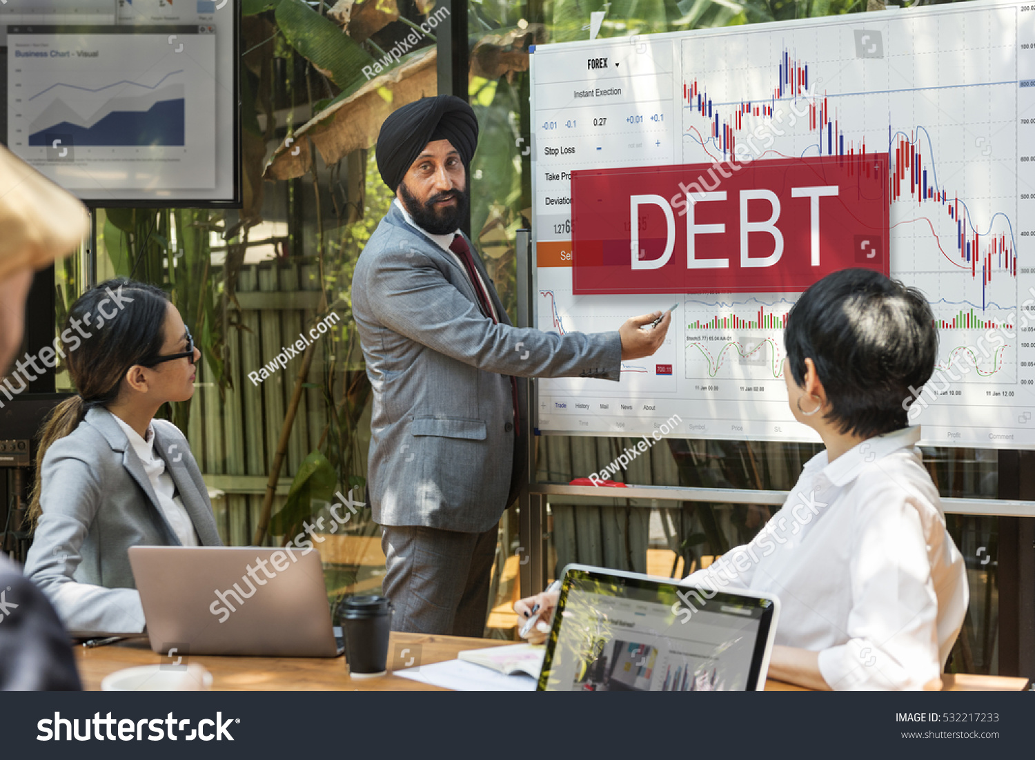 Debt Chart Graphic Diagram Concept Stock Photo 532217233 | Shutterstock