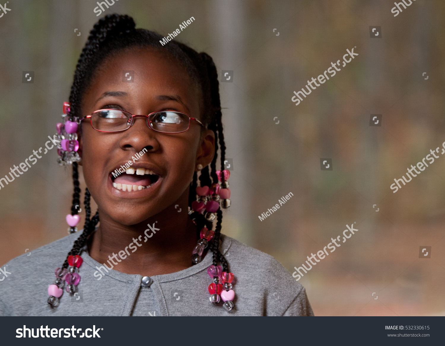 Little Black Girl Confused Stock Photo 532330615 | Shutterstock