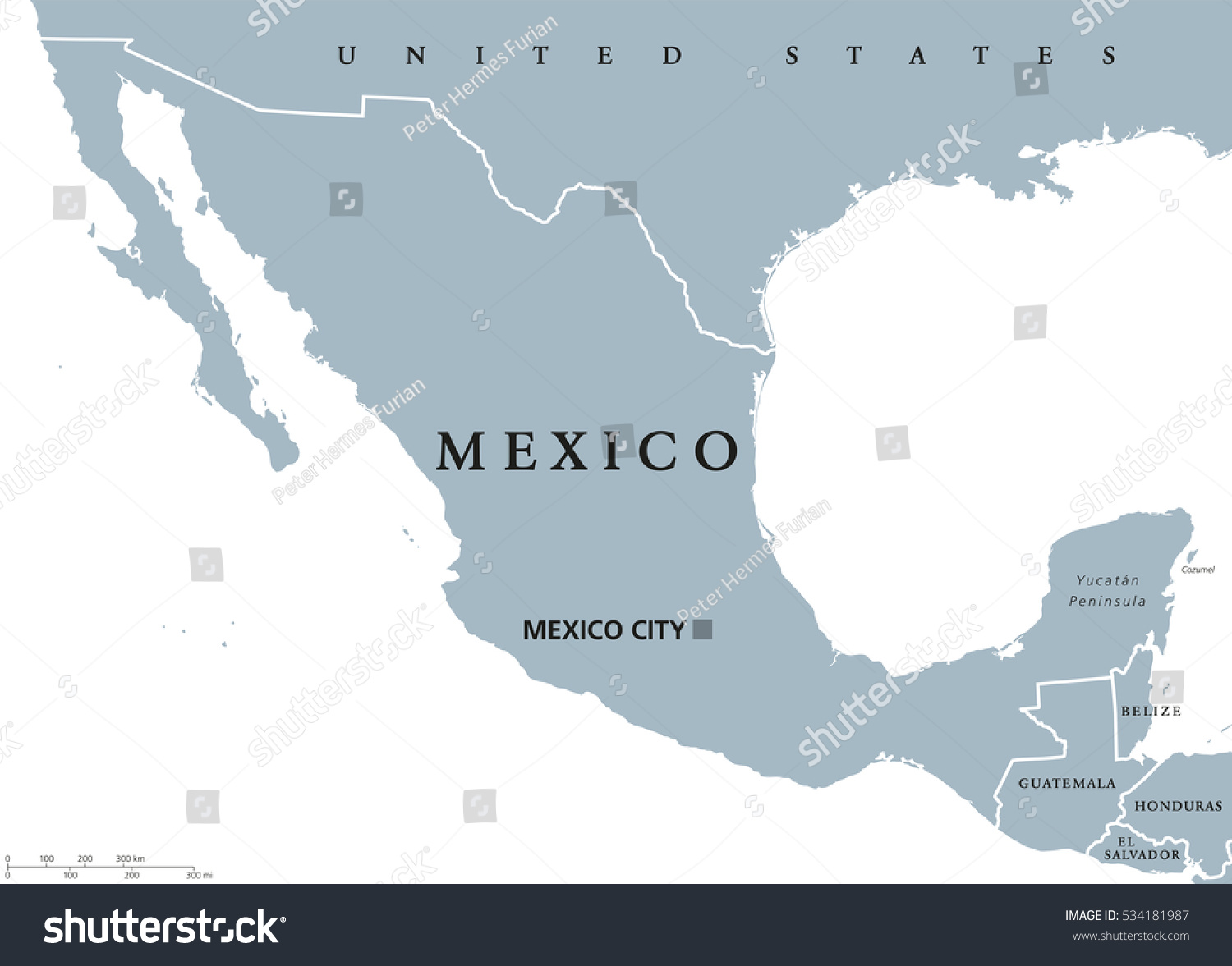 Capital Of Mexico Map Mexico Political Map Capital Mexico City Stock Vector (Royalty Free)  534181987 | Shutterstock