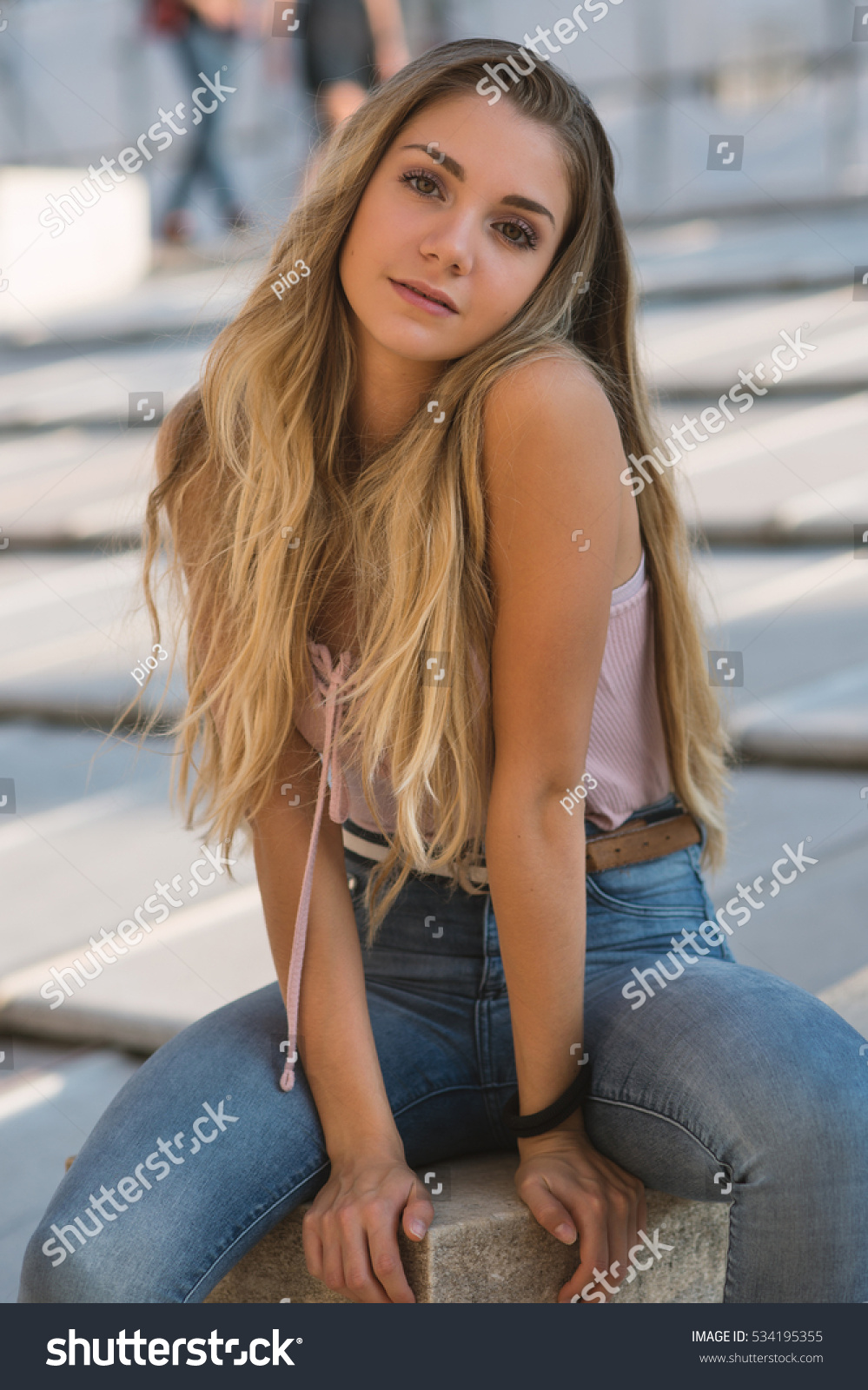 Young Blonde Teen Girl