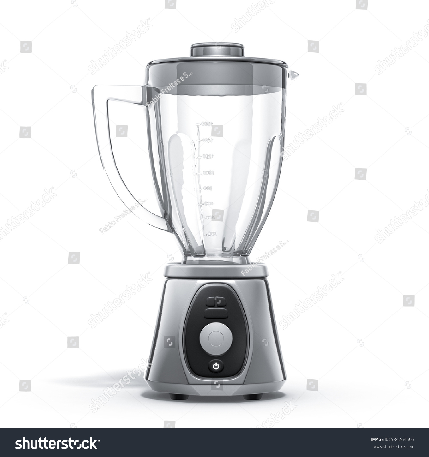 3d Rendering Blender On White Background Stock Illustration 534264505 ...