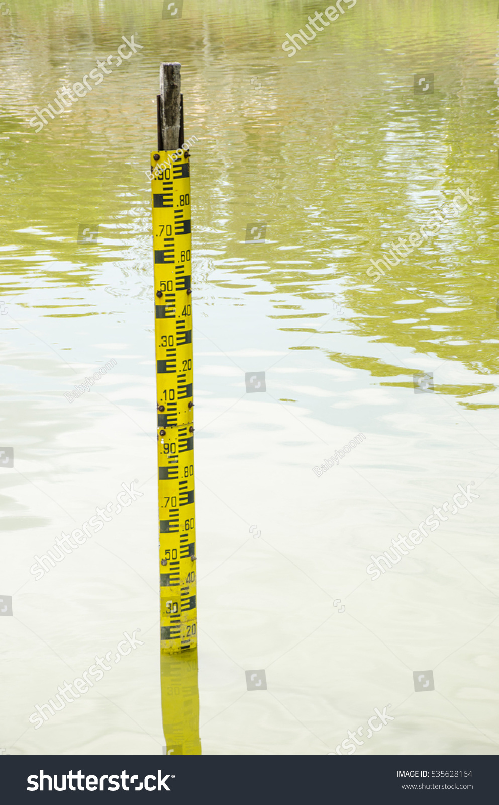 Level Flood Ruler Water Scale Depth Stock Photo 535628164 | Shutterstock