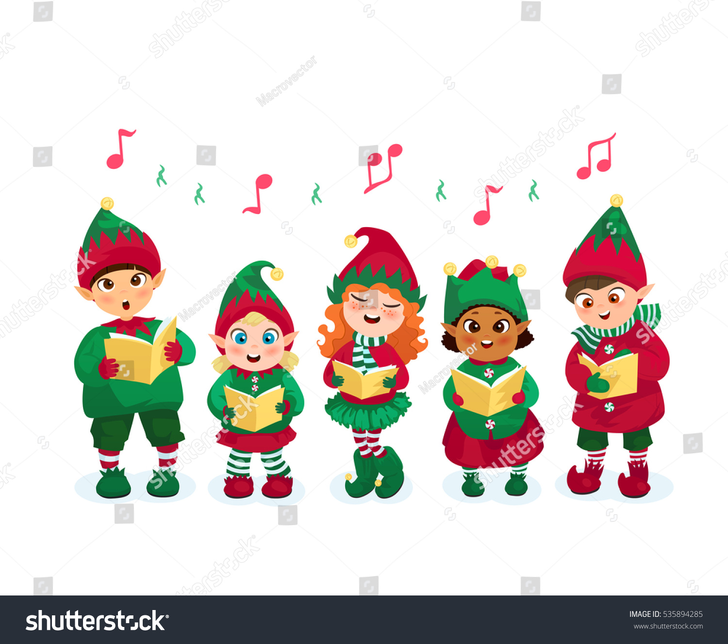 1,343 Singing Elves Images, Stock Photos & Vectors | Shutterstock