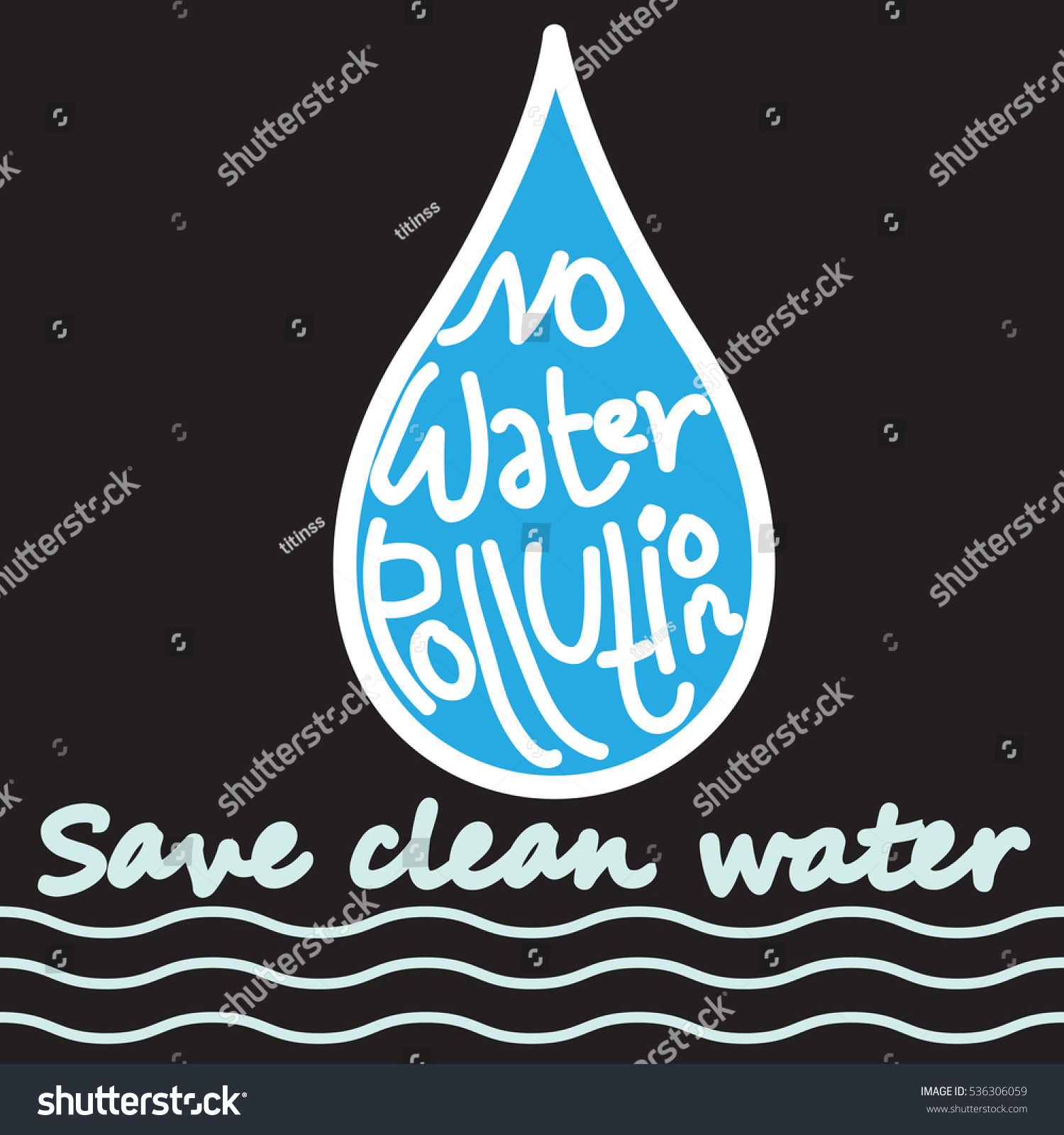 Water Pollution Poster Stock Vector (Royalty Free) 536306059 | Shutterstock