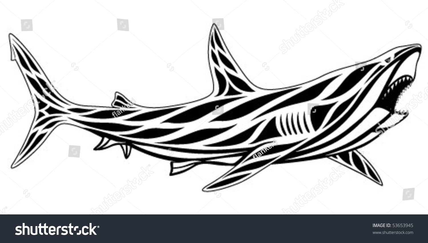 Акула на велосипеде рисунок