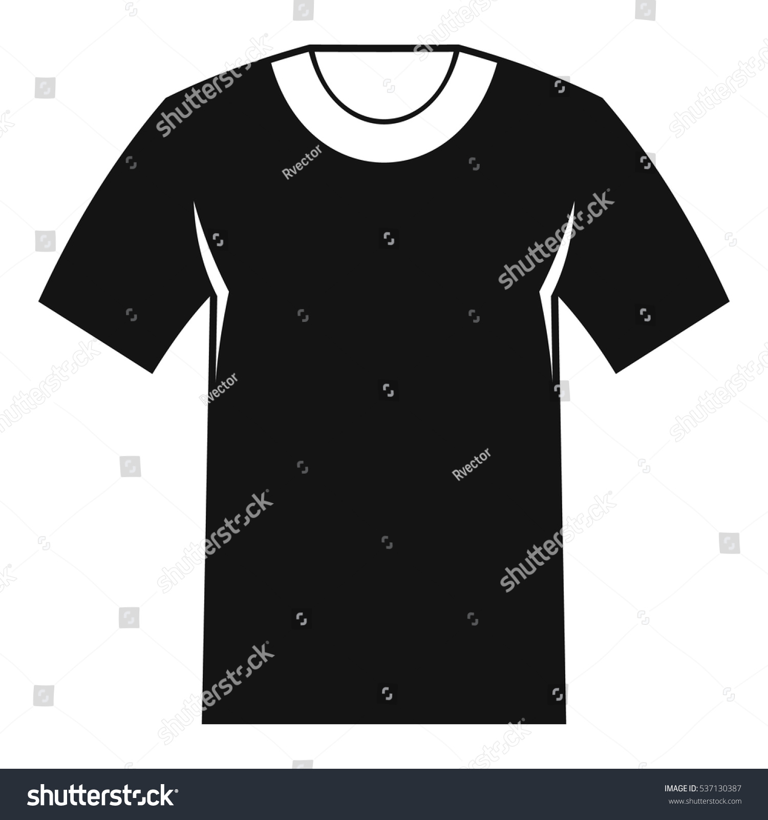 Simple Illustration Tshirt Vector Icon Web Stock Vector (Royalty Free ...