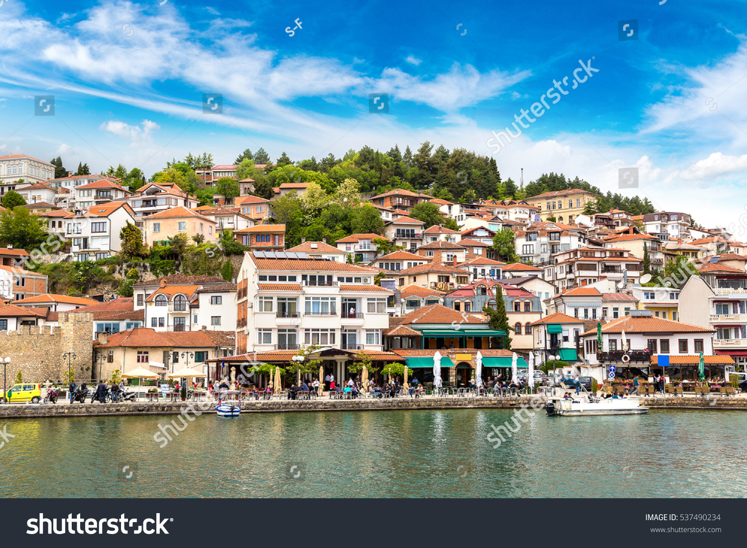 Ohrid City Lake Ohrid Beautiful Summer Stock Photo 537490234 | Shutterstock