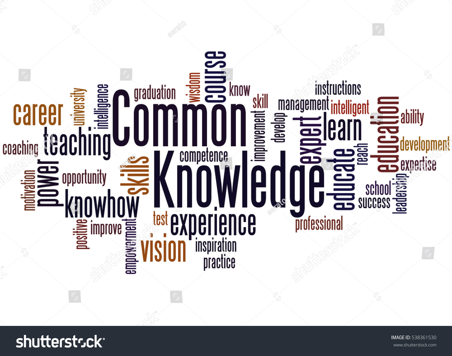 common-knowledge-word-cloud-concept-on-stock-illustration-538361530