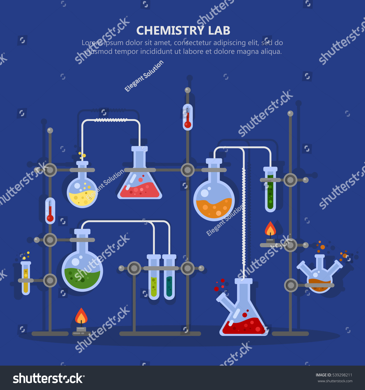 chemistry experiment setup