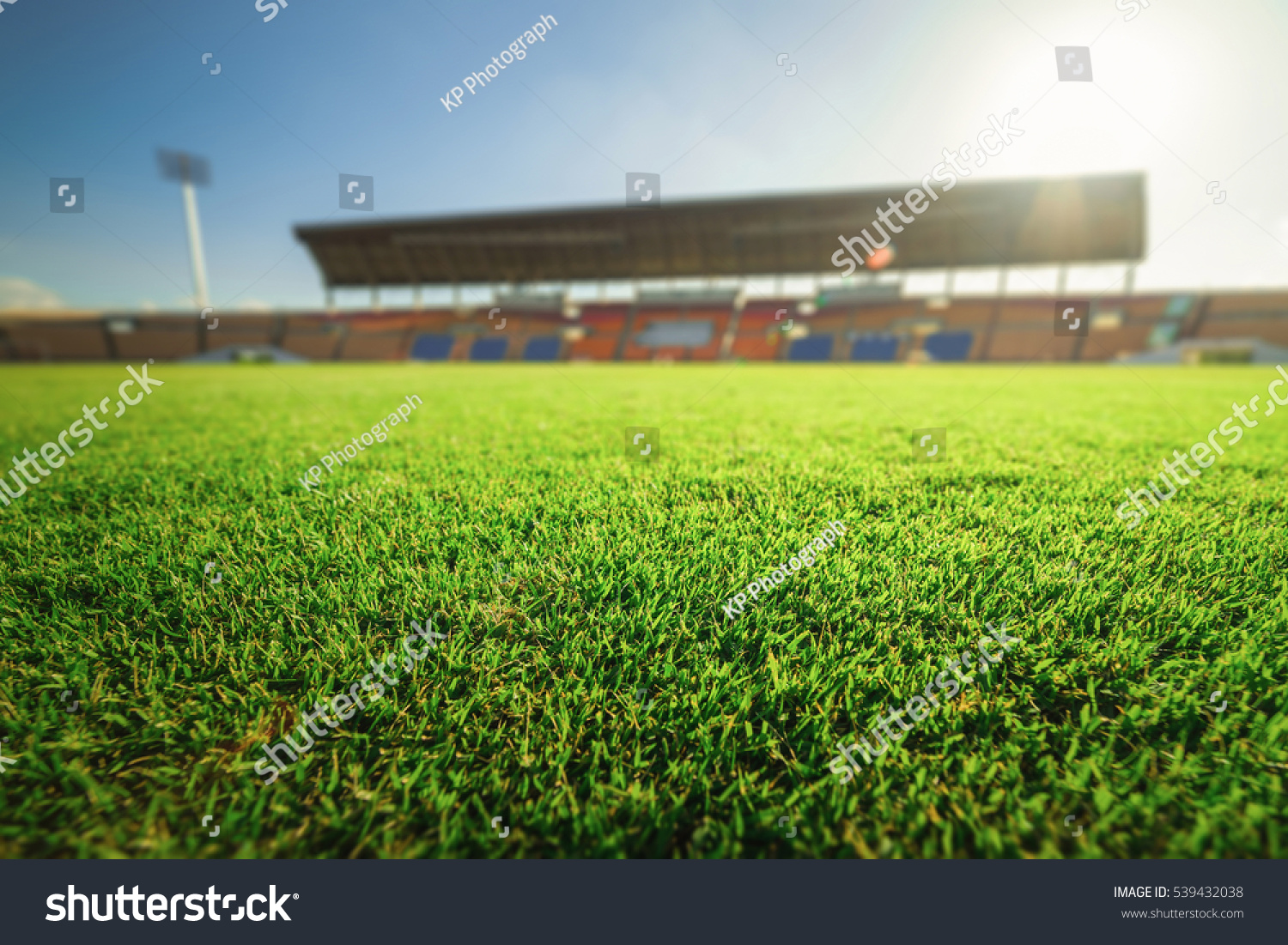 Green Grass Soccer Stadium Stock Photo 539432038 | Shutterstock