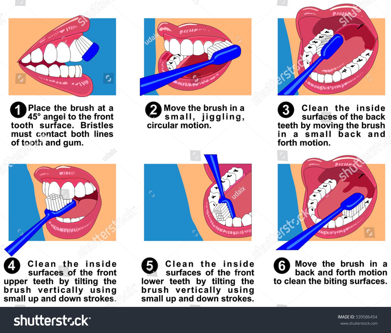 Как чистят зубы в комиксе