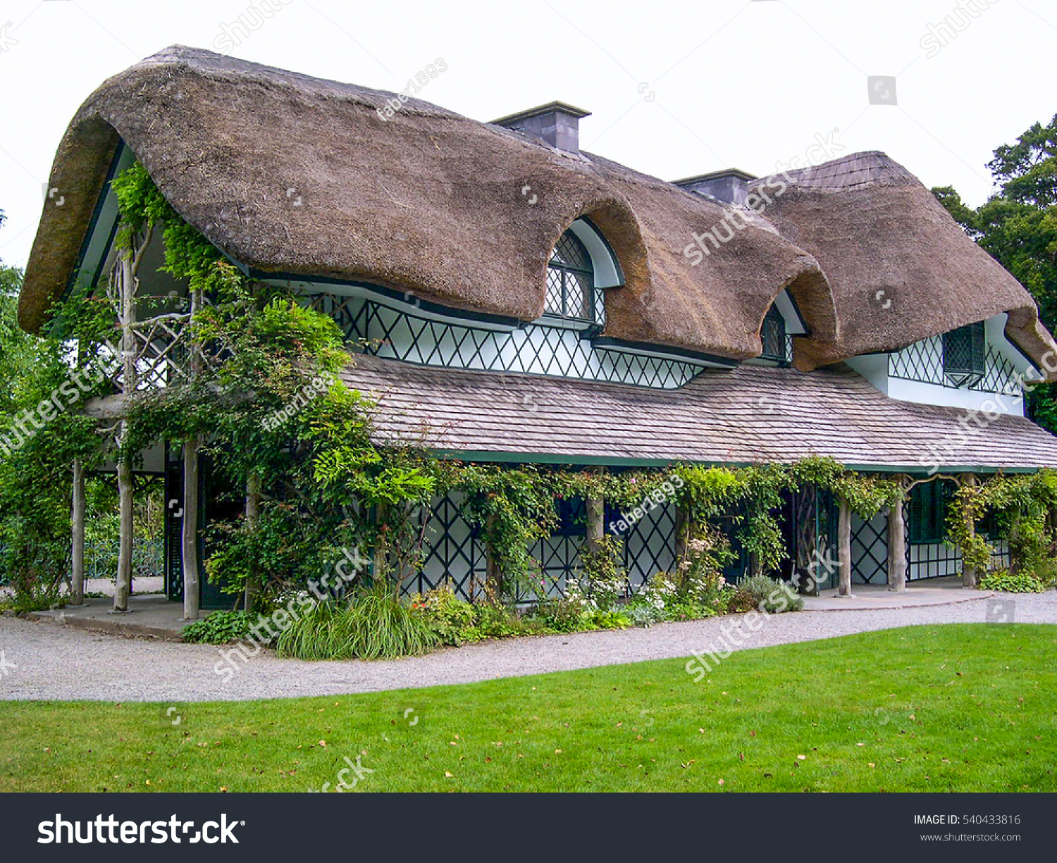 86 Irish Thatched Thatch Cottage Adare Limerick Ireland Bilder ...