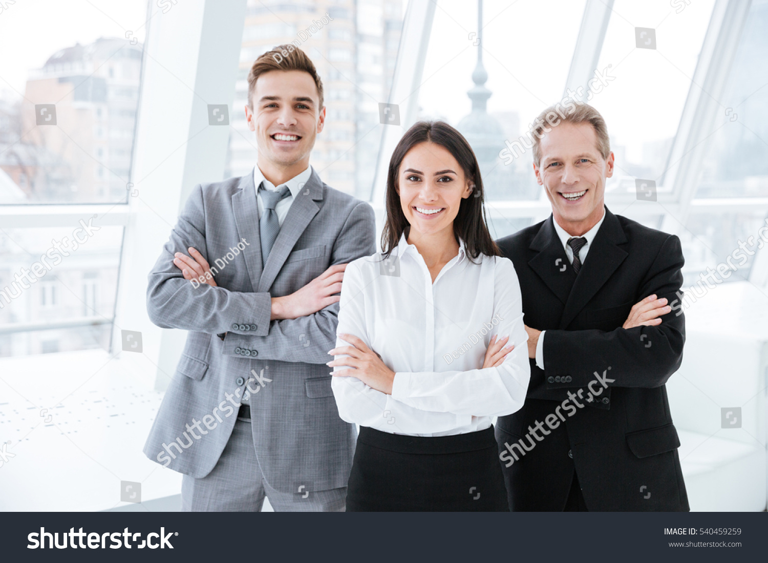 41,593 Three Business People Standing Images, Stock Photos & Vectors ...