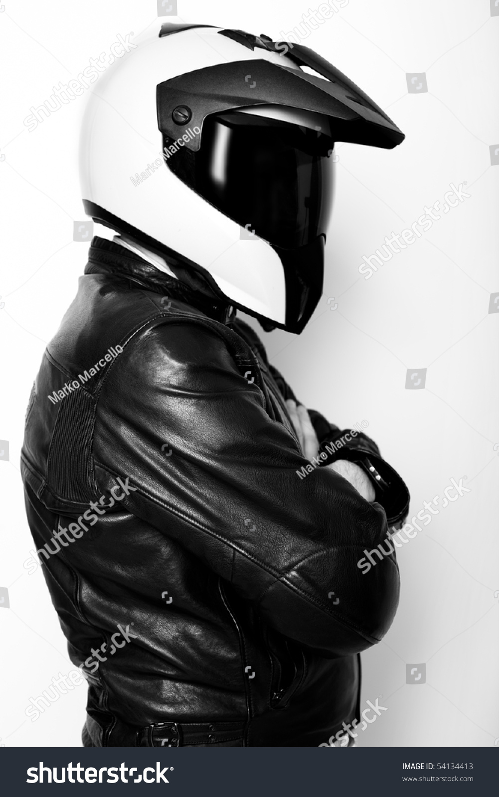 motorcycle jacket with helmet