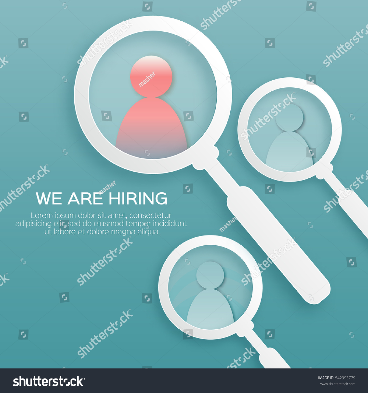 Choosing Talented Person Hiring Hr Job Stock Vector (Royalty Free ...