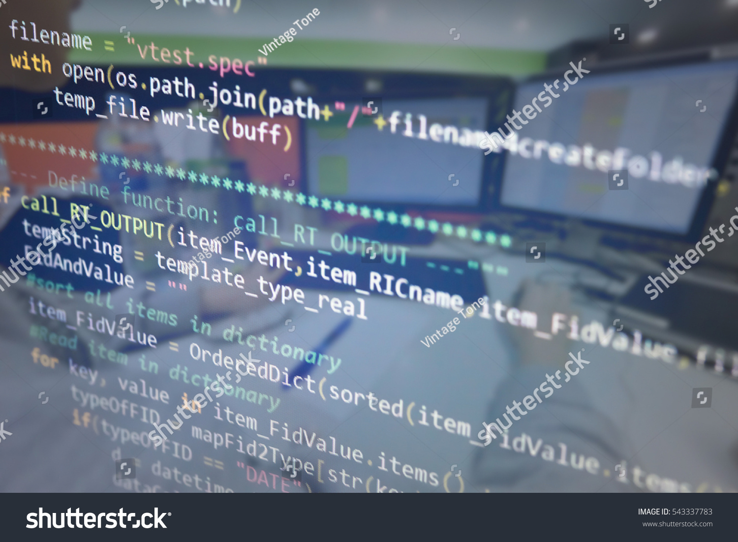 Computer Programming Often Shortened Programming Process Stock Photo ...