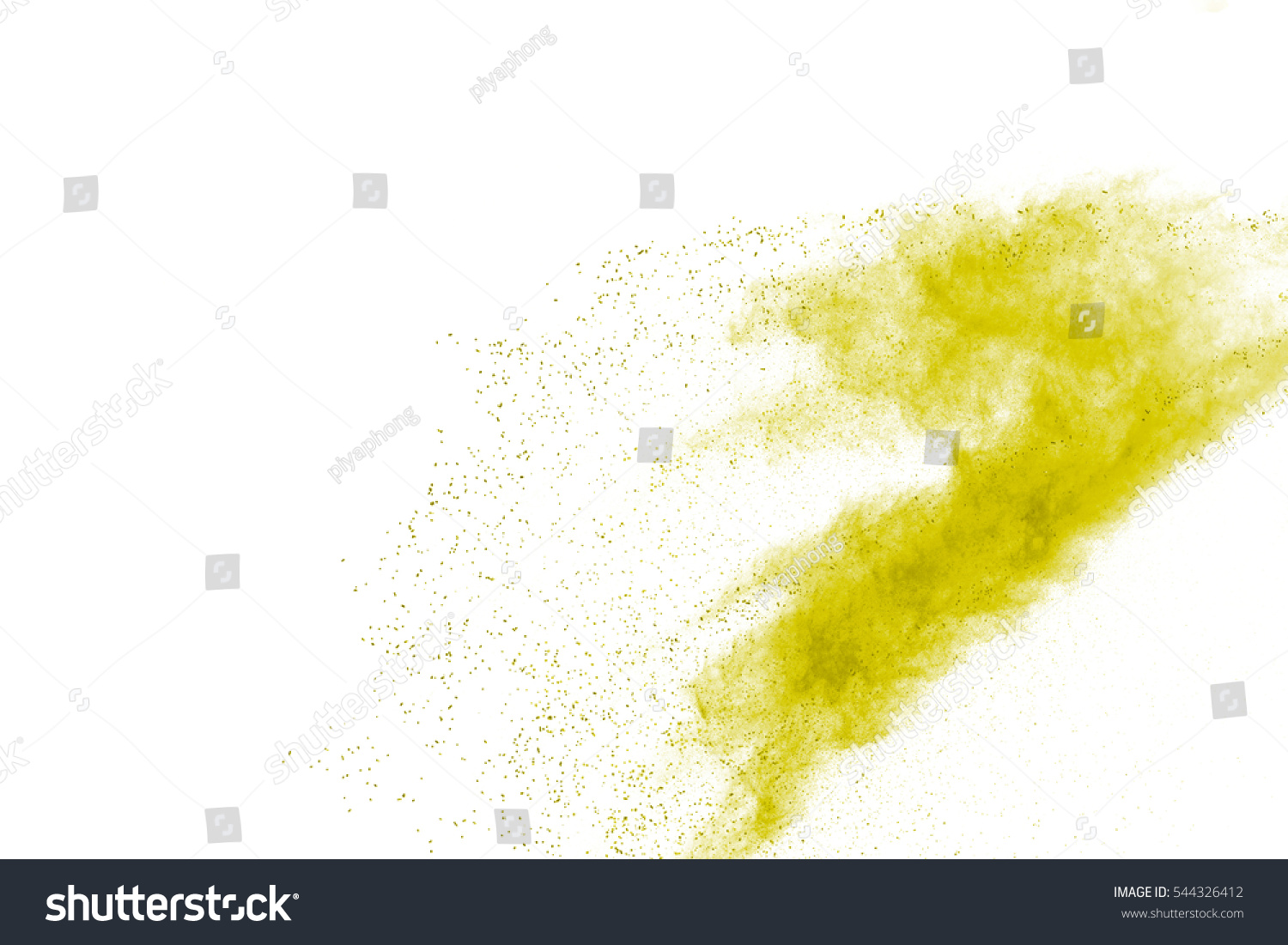 Gold Glitter Powder Explosion Golden Color Stock Photo Shutterstock