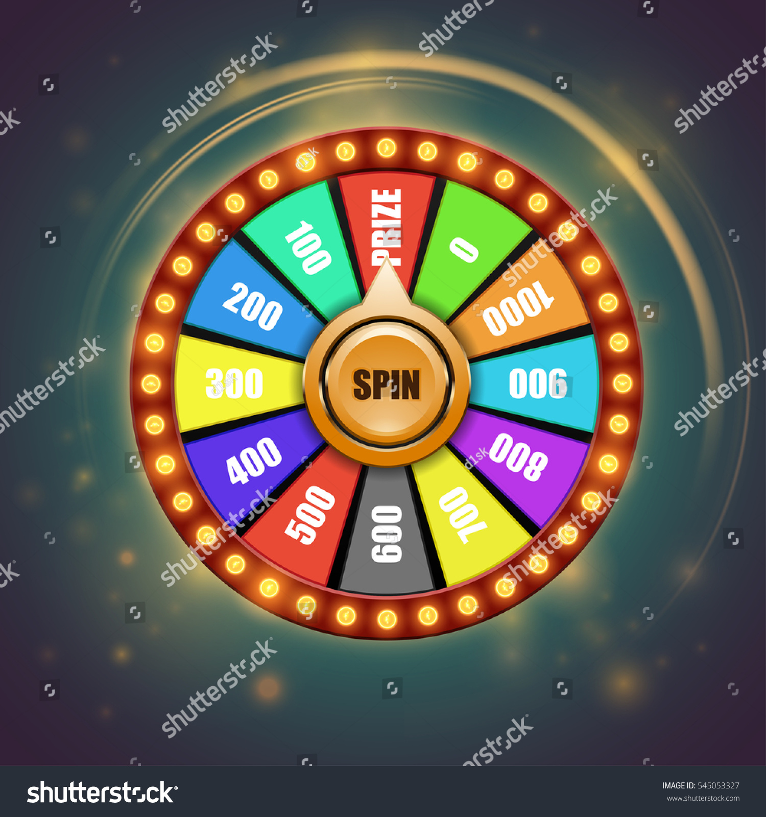 Fortune Wheel Stock Vector (Royalty Free) 545053327 | Shutterstock