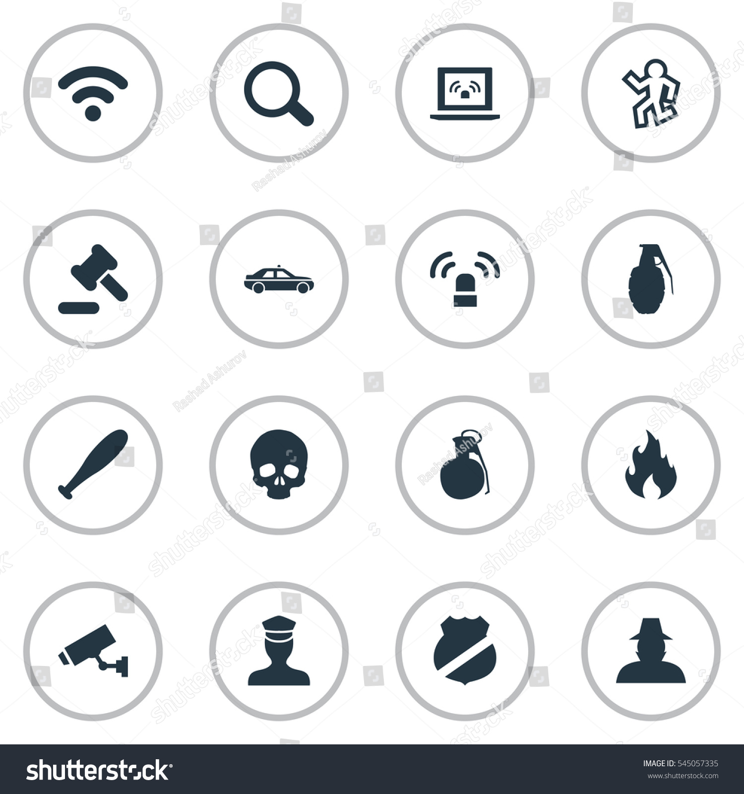 Set 16 Simple Fault Icons Can Stock Vector (Royalty Free) 545057335 ...