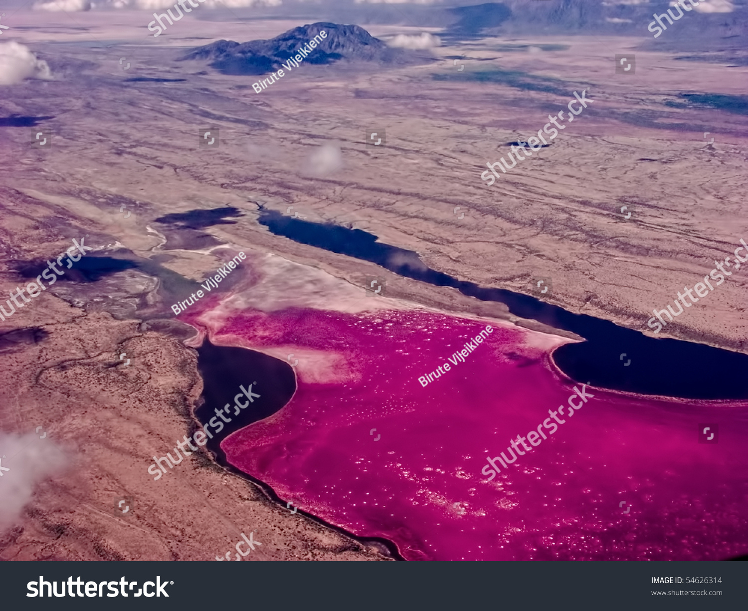 Saline Lake Magadi Kenya Rift Valley Stock Photo 54626314 | Shutterstock