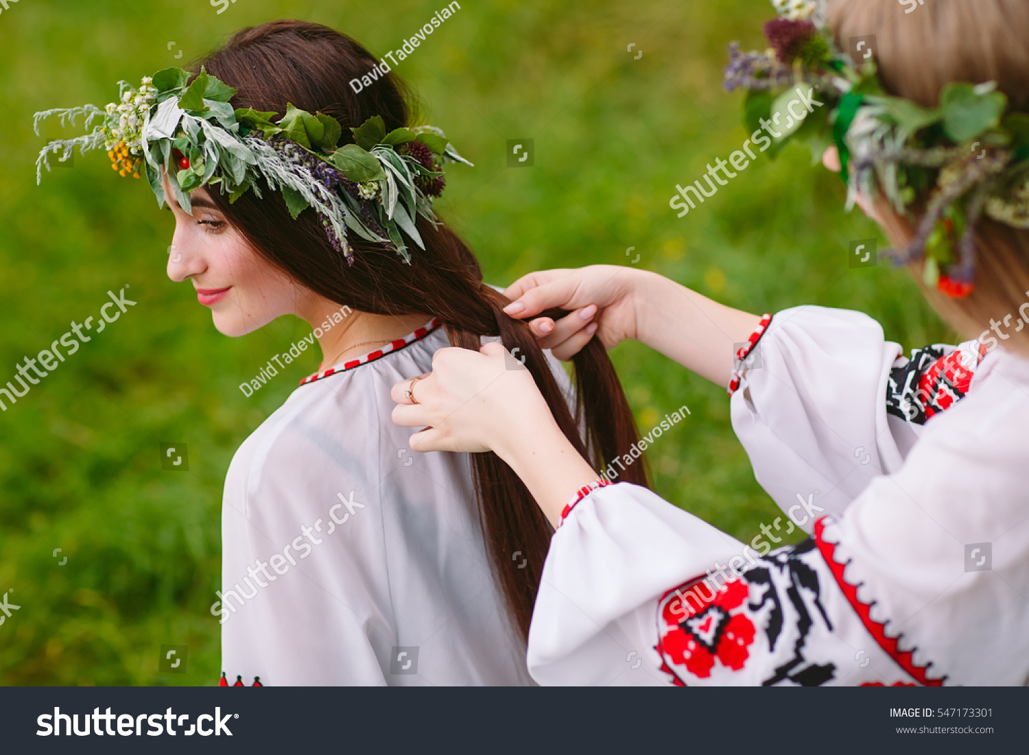 Прически в Славянском стиле