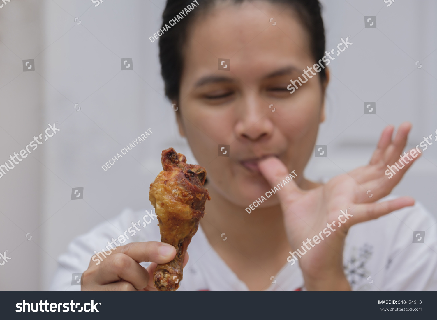 women with chicken legs