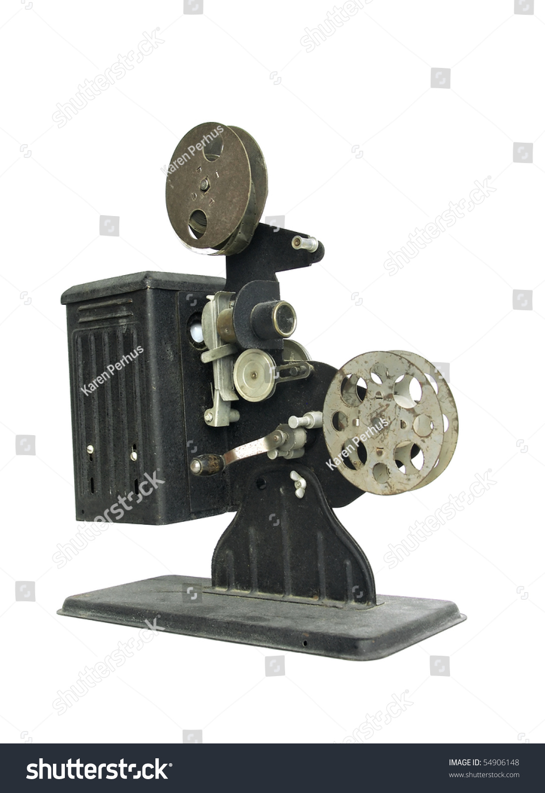 Vintage 16mm Handcrank Film Projector Stock Photo 54906148 | Shutterstock