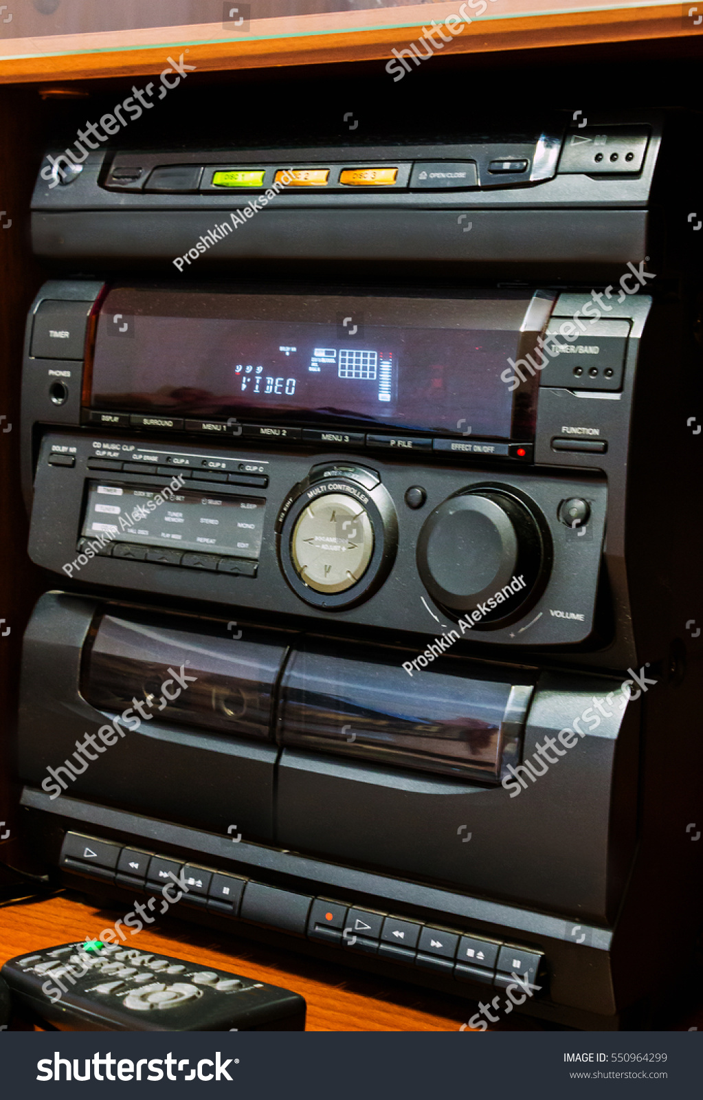 home stereo cd cassette player