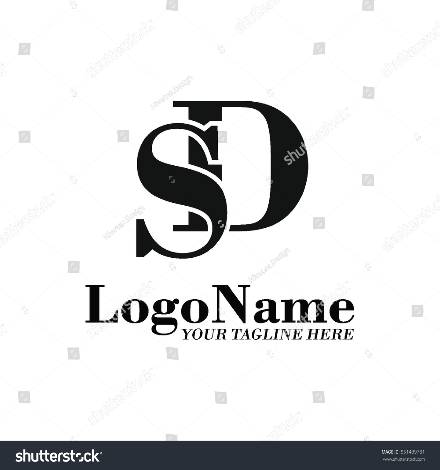 Sd Logo Stock Vector (Royalty Free) 551439781 | Shutterstock