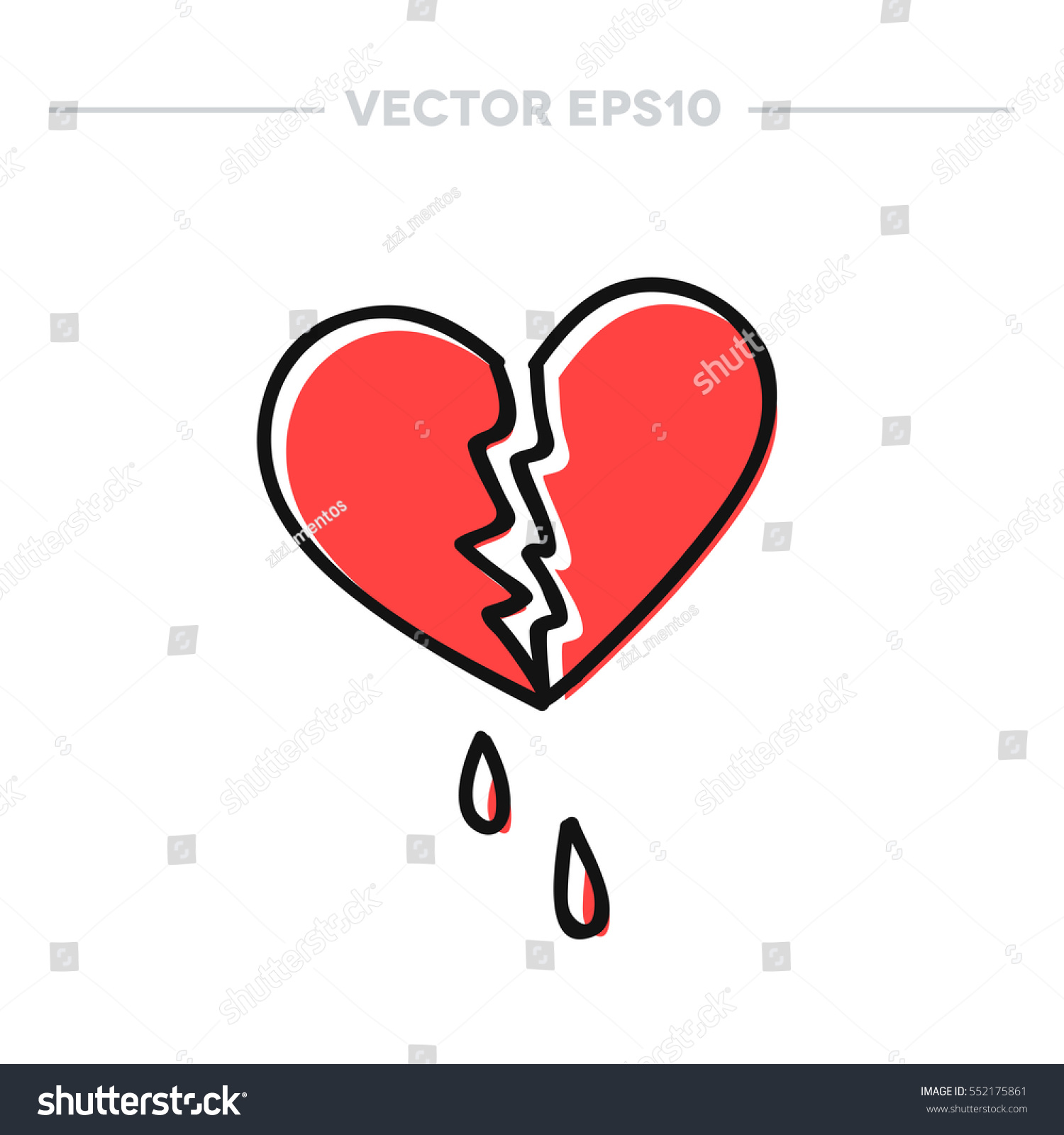 4,623 Doodle Broken Heart Images, Stock Photos & Vectors | Shutterstock