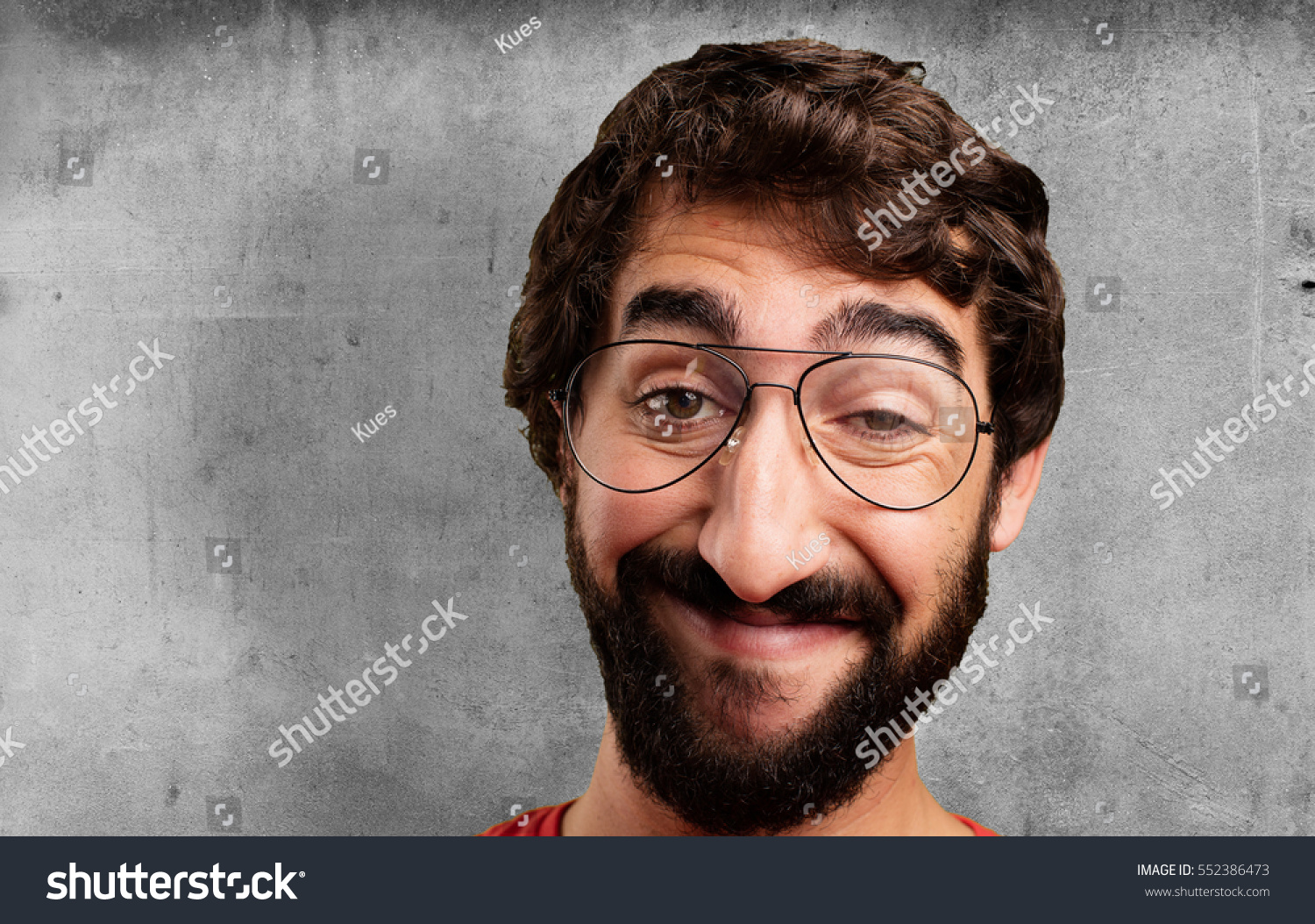 Young Crazy Man Proud Pose Stock Photo 552386473 | Shutterstock